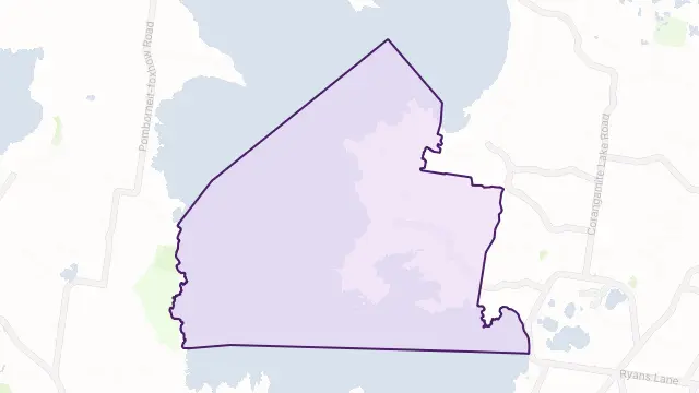 Wool Wool Area Boundary Map
