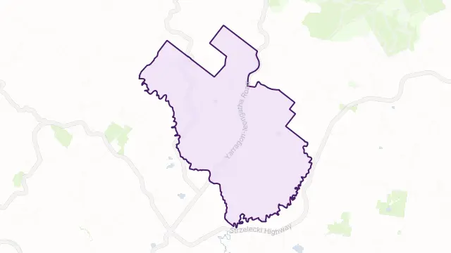 Wooreen Area Boundary Map