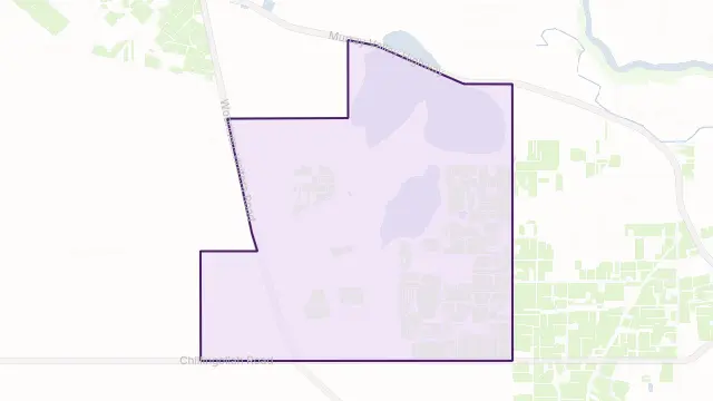 Woorinen North Area Boundary Map