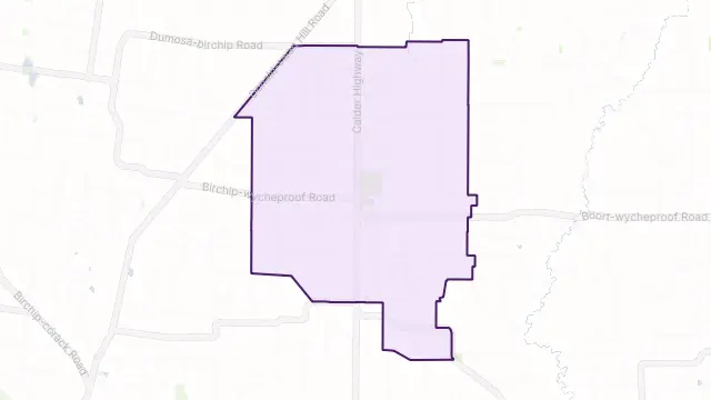 Wycheproof Area Boundary Map