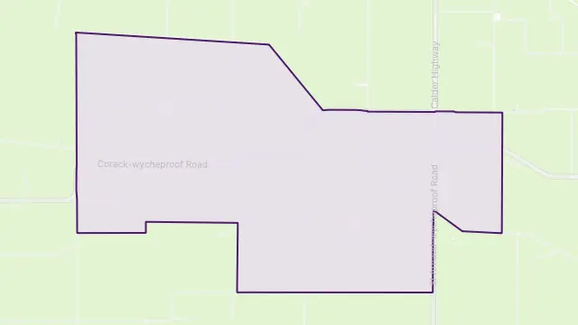Wycheproof South Area Boundary Map