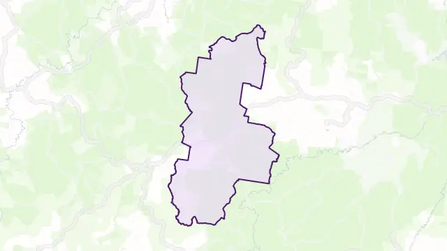 Wyelangta Area Boundary Map