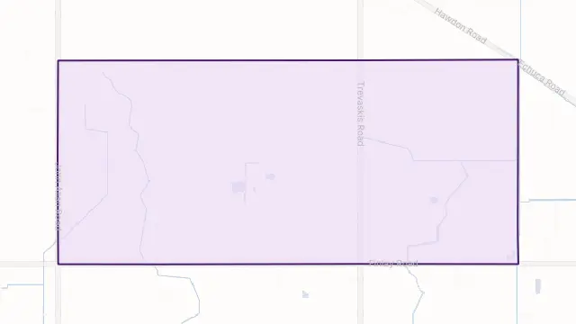 Wyuna East Area Boundary Map