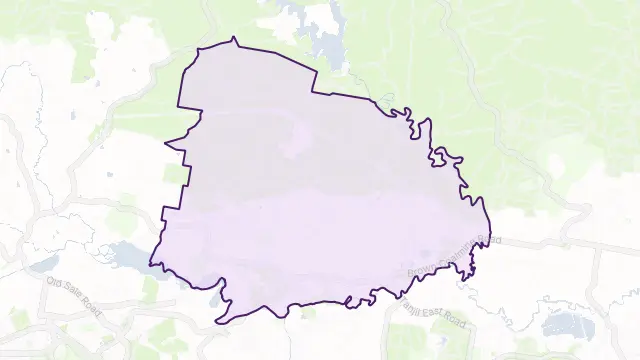 Yallourn North Area Boundary Map