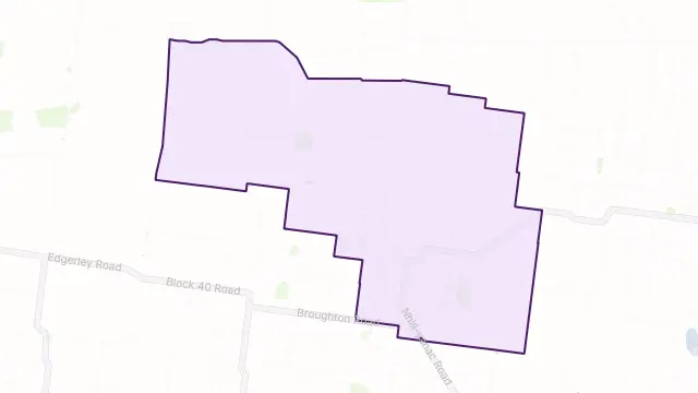 Yanac Area Boundary Map