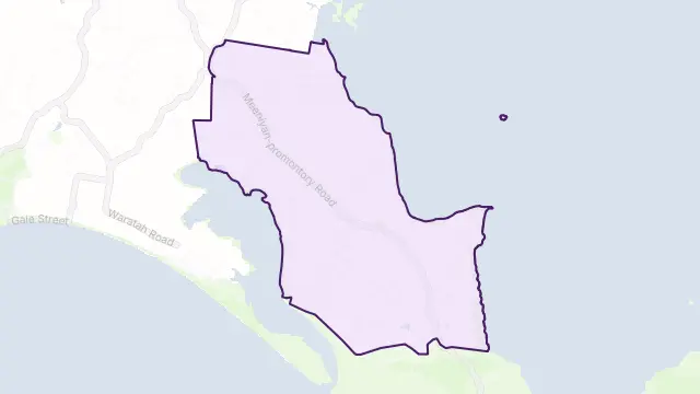 Yanakie Area Boundary Map