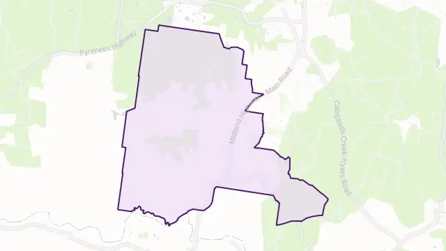 Yapeen Area Boundary Map