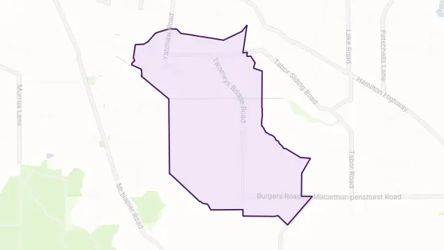 Yatchaw Area Boundary Map