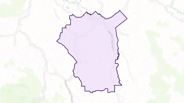 Yea Area Boundary Map