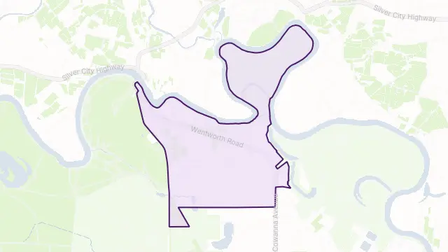 Yelta Area Boundary Map