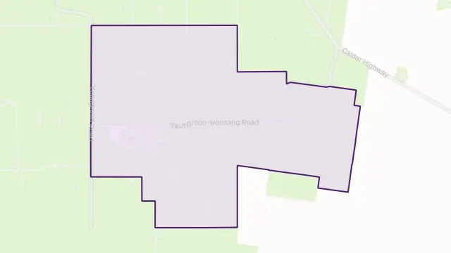 Yeungroon East Area Boundary Map