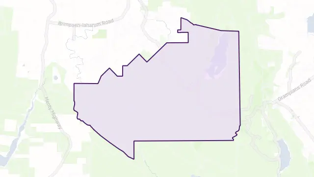 Zumsteins Area Boundary Map