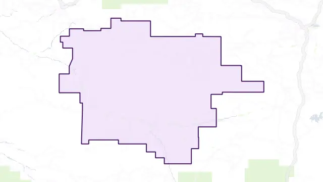 Angelo River Area Boundary Map