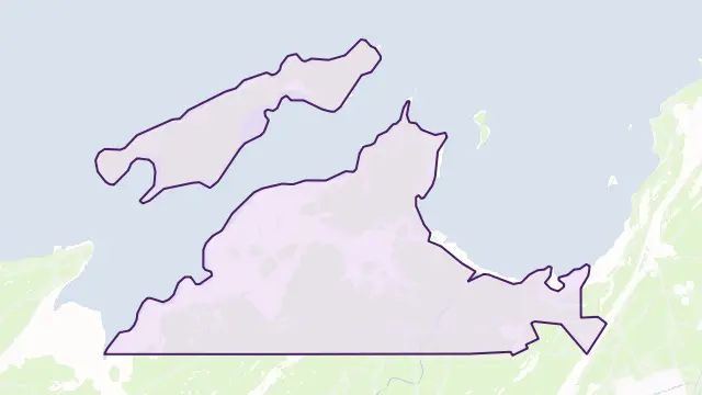 Antonymyre Area Boundary Map