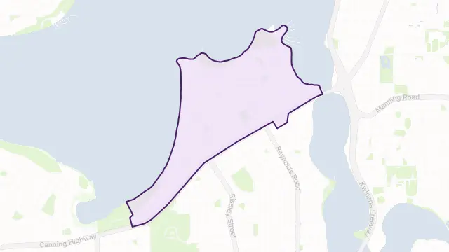 Applecross Area Boundary Map