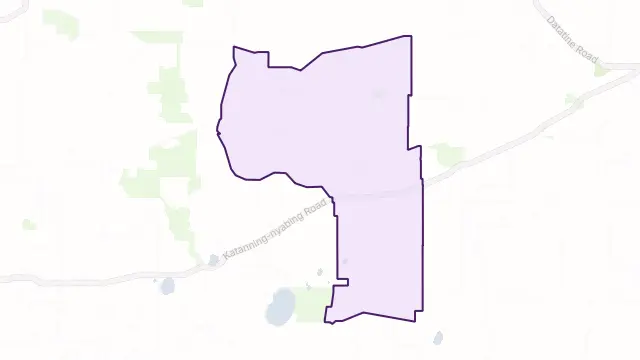 Badgebup Area Boundary Map