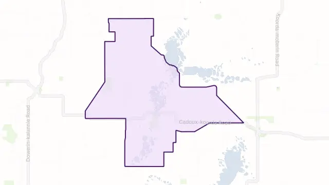 Badgerin Rock Area Boundary Map