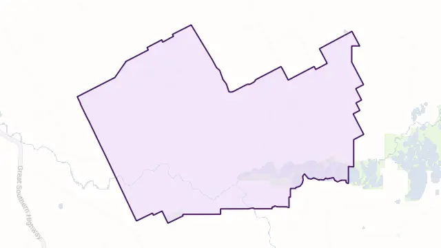 Bally Bally Area Boundary Map