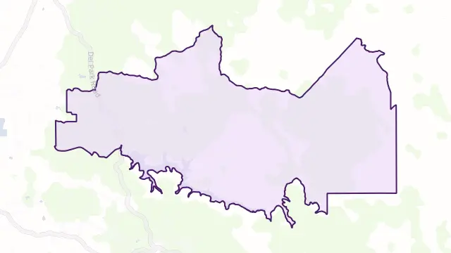 Banksiadale Area Boundary Map