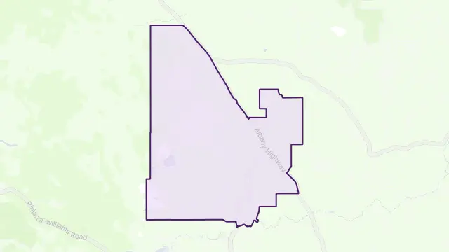 Bannister Area Boundary Map
