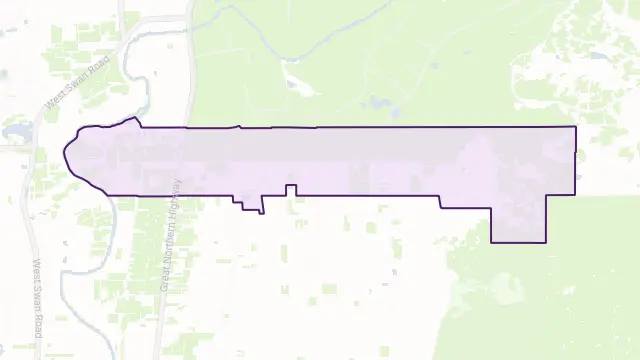 Baskerville Area Boundary Map