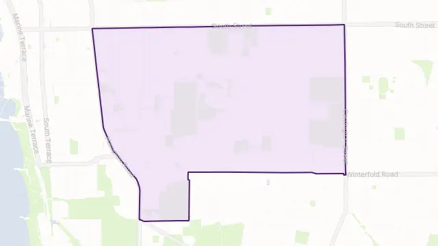 Beaconsfield Area Boundary Map