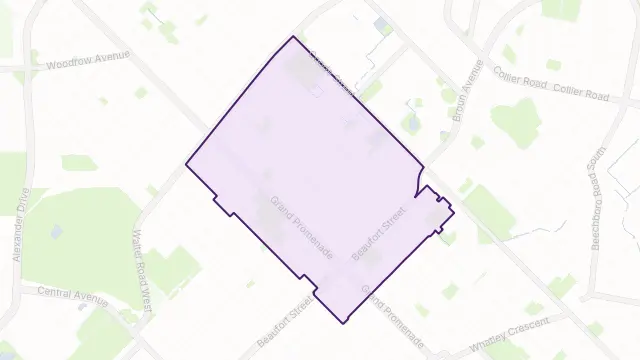 Bedford Area Boundary Map