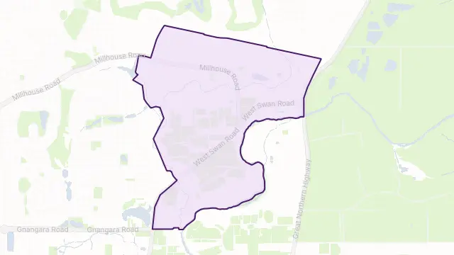 Belhus Area Boundary Map