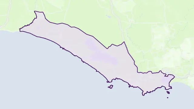 Broke Area Boundary Map