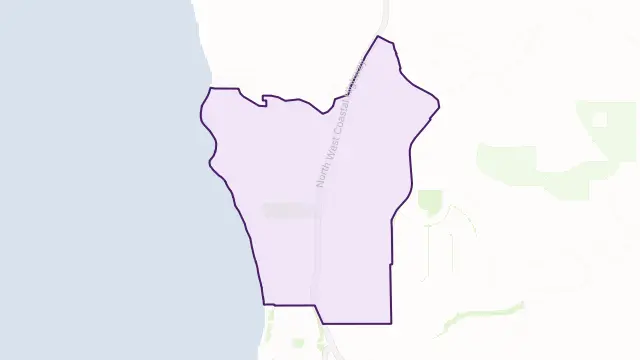 Buller Area Boundary Map