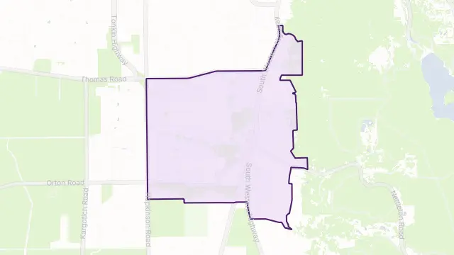 Byford Area Boundary Map