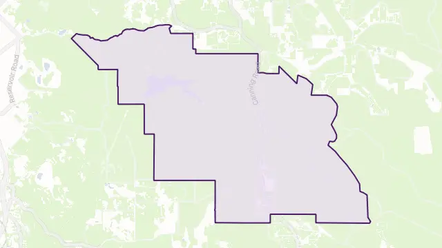 Canning Mills Area Boundary Map