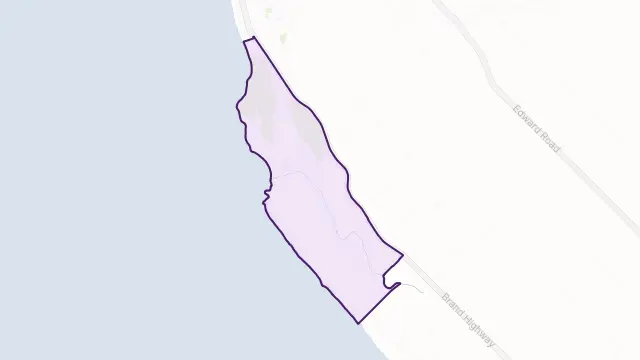 Cape Burney Area Boundary Map