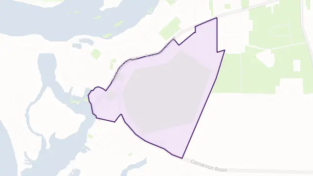 Carnarvon Area Boundary Map