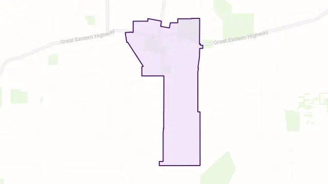 Carrabin Area Boundary Map
