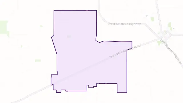 Carrolup Area Boundary Map