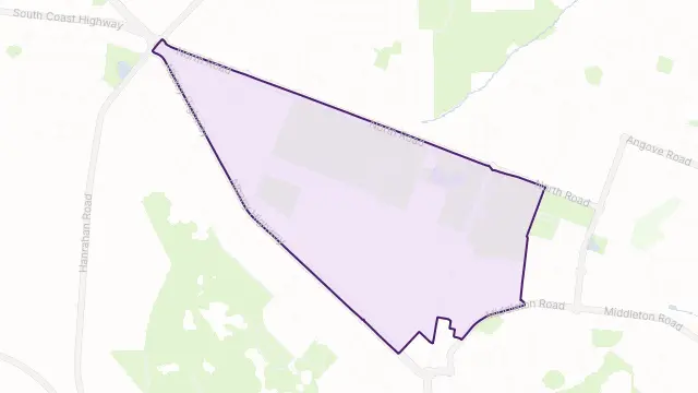 Centennial Park Area Boundary Map