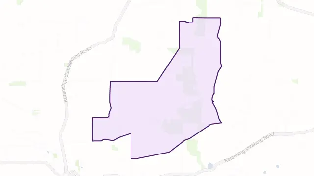 Coblinine Area Boundary Map