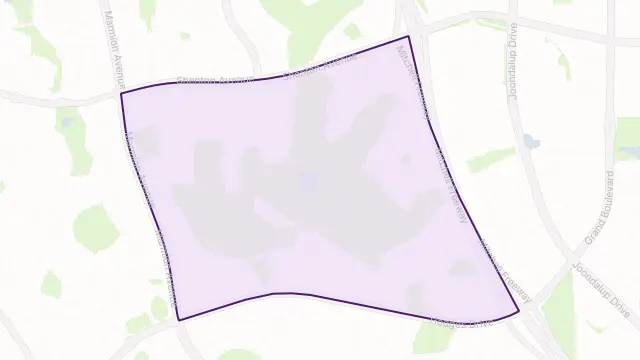Connolly Area Boundary Map