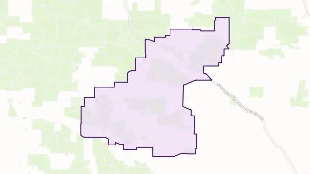 Contine Area Boundary Map