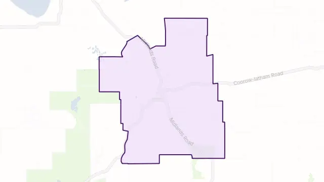 Coorow Area Boundary Map
