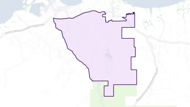 Cooya Pooya Area Boundary Map