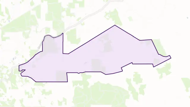Copley Area Boundary Map