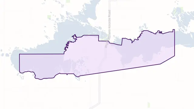 Cowcowing Area Boundary Map