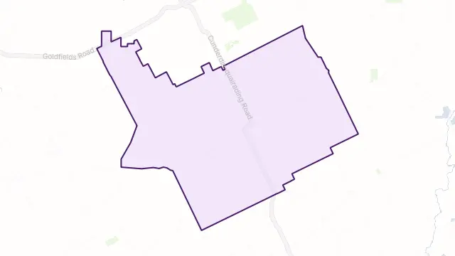 Cubbine Area Boundary Map