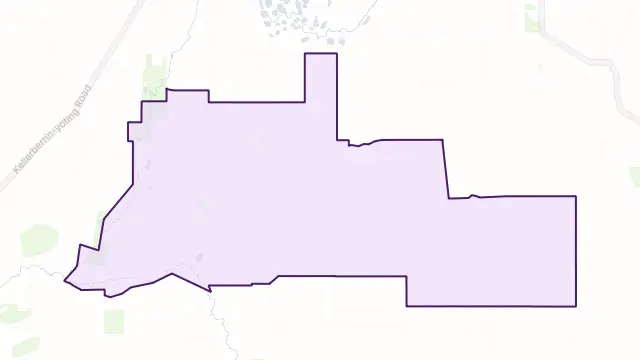 Daadenning Creek Area Boundary Map