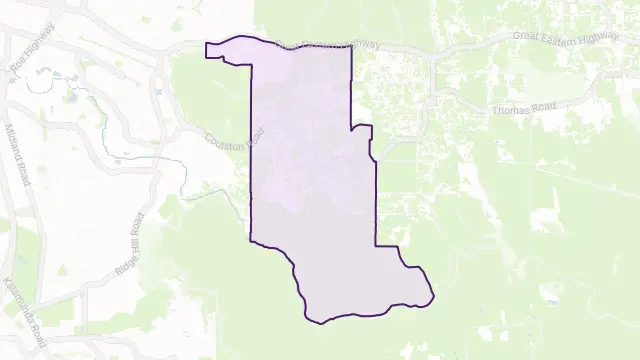 Darlington Area Boundary Map