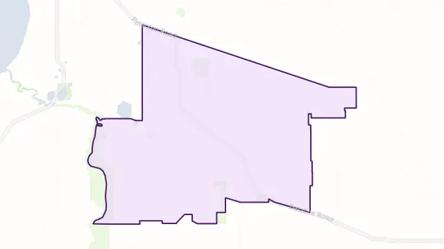 Datatine Area Boundary Map