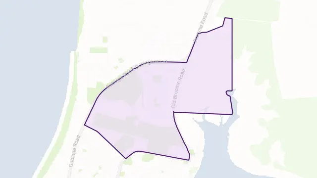 Djugun Area Boundary Map