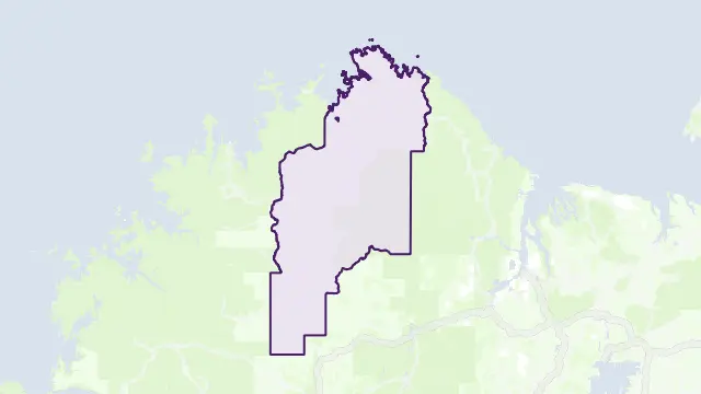 Drysdale River Area Boundary Map
